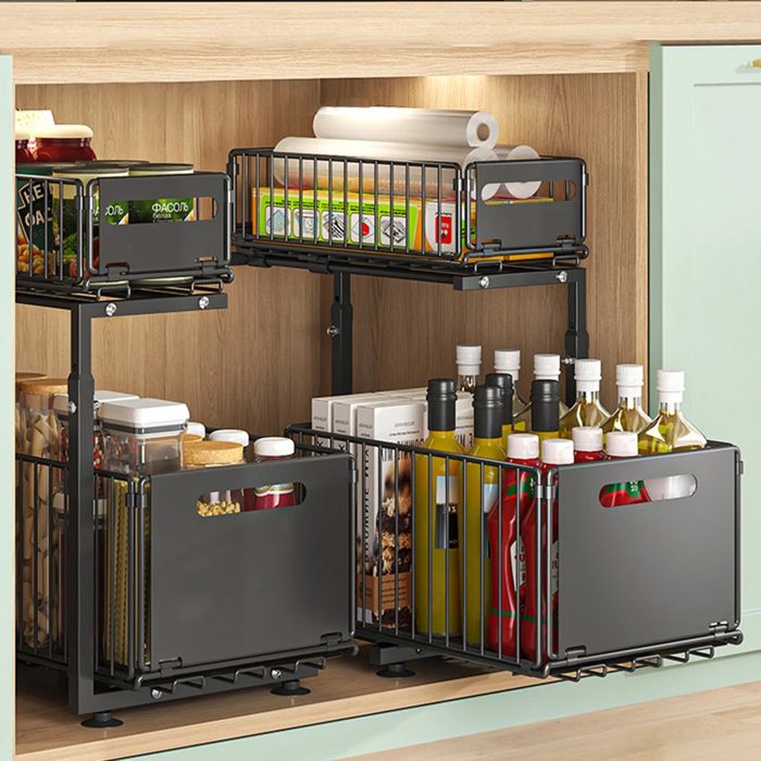 Two-tier under-sink pull-out shelf - listing image