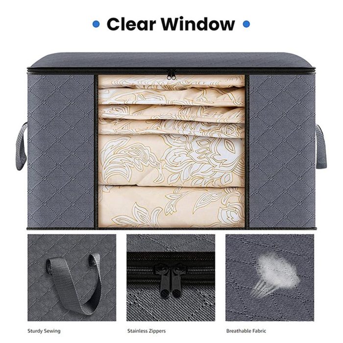 Foldable clothes and blanket storage bags - listing image