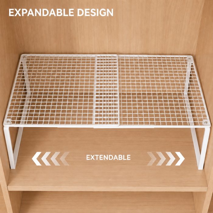Stackable telescopic closet shelf - listing image