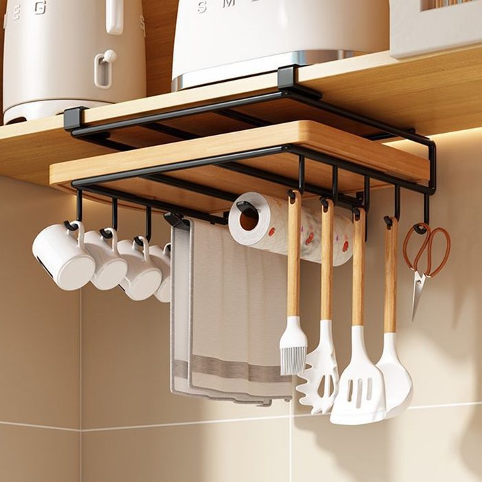 Under-cabinet rack with hooks - listing image
